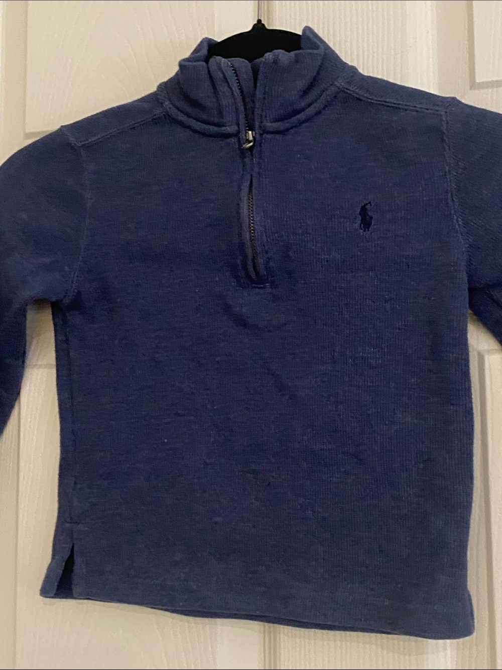 Polo by Ralph Lauren Boys' Indigo Half-Zip Sweater size 4-4T